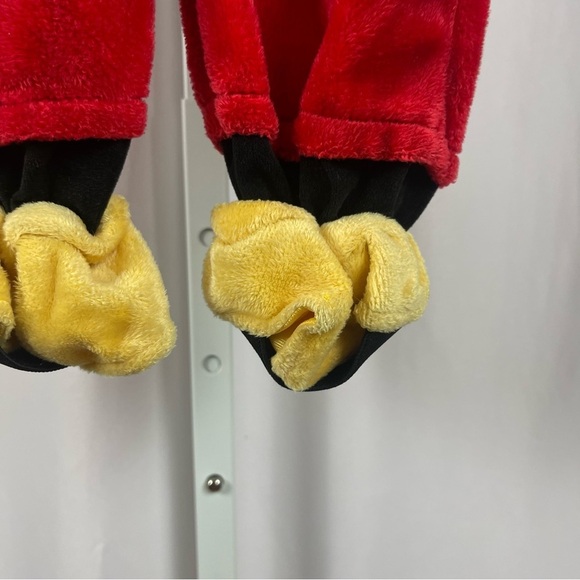 Disney Mickey Mouse 3-6 Months Fleece Velour Hooded Costume Suit Warm Cartoon - Picture 4 of 8